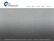 Tablet Screenshot of jtlconstructioncorp.com